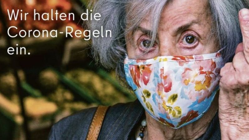 ベルリンでマスク着用拒否に 中指立てる 広告が物議 年10月19日 クリスチャンプレス